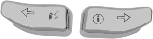 Drag Specialties - Drag Specialties Turn Signal Switch Extensions - Chrome - 2106-0361