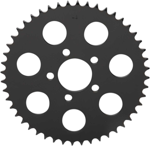 Drag Specialties - Drag Specialties 530 Chain Conversion Rear Sprocket - Flat - 48T - Gloss Black - 1210-1844