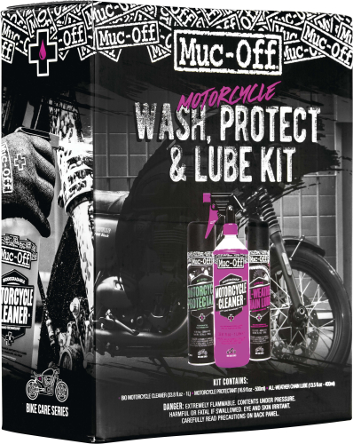 Muc-Off - Muc-Off Motorcycle Wash, Protect, & Lube Kit - 20095US