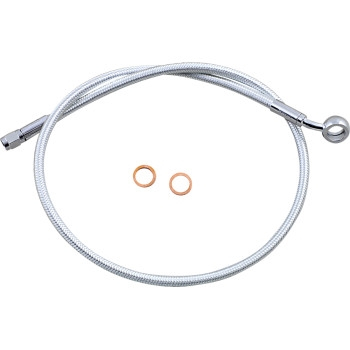 Magnum - Magnum Sterling Chromite II Designer Series ABS Front Upper Brake Line - 12mm.35deg. Banjo - 32in. - AS378132