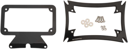 Motherwell - Motherwell Maltese License Plate Frame with Backing Plate - Gloss Black - MWL-862-GB-OR1