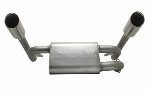 Gibson Exhaust - Gibson Exhaust Dual Slip-On - Satin Stainless - 98021