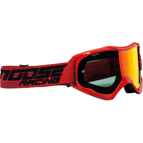Moose Racing - Moose Racing Qualifier Shade Goggles - 2601-2114 - Red/Smoke Lens