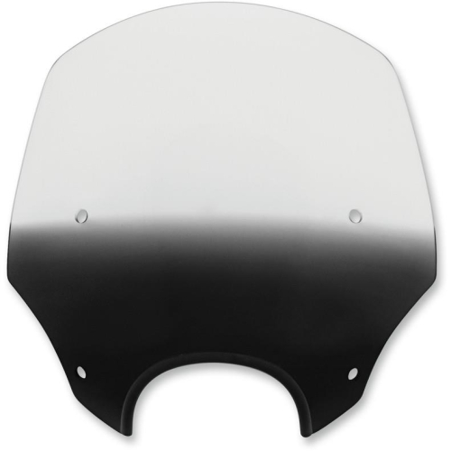 Memphis Shades - Memphis Shades El Paso Sportshield Windshield (7in. Cutout) - 15in. - Gradient Black - MEP5241