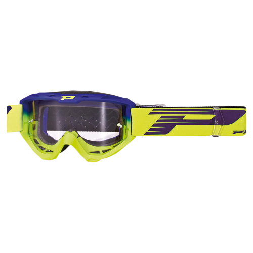 Pro Grip - Pro Grip 3450 Riot Goggles - PZ3450BEGF - Electric Blue/Fluorescent Yellow / Light Sensitive - OSFA