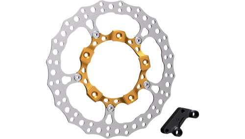 Arlen Ness - Arlen Ness Big Brake Full Floating Rotor Kit - Gold - 300-002
