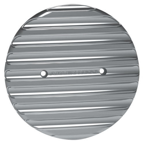 Arlen Ness - Arlen Ness Finned Derby Cover - Chrome - I-1177