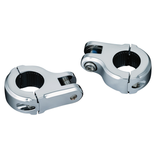 Kuryakyn - Kuryakyn Brute Highway Peg Mounts - Chrome - 7617