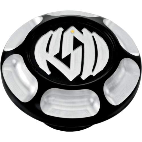 RSD - RSD Replacement Fuel Gauge Cap With LED Fuel Light - Vintage - Contrast Cut - 0210-2017-BM