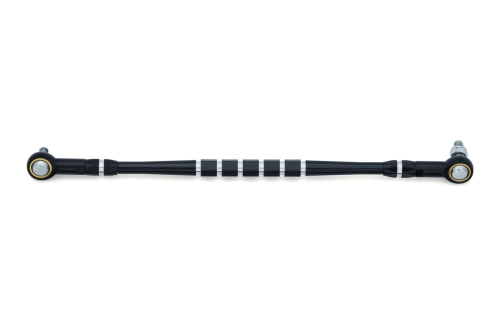 Kuryakyn - Kuryakyn Grooved Shift Linkage - Black & Raw Aluminum - 9676