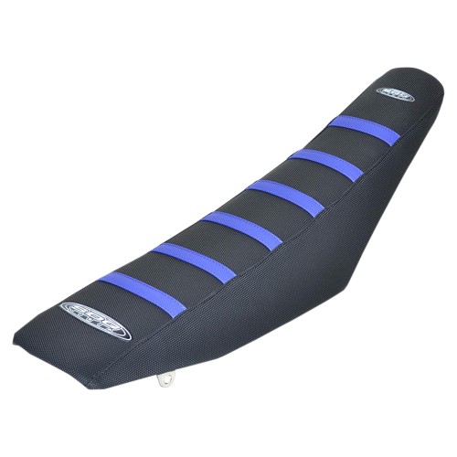 SDG - SDG 6-Rib Gripper Seat Cover - Black/Blue Rib - 95916BK