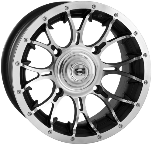 Douglas Wheel Tire - Douglas Wheel Tire Diablo Wheel - 12x7 - 2+5 Offset - 4/110 - Machined - 991-16