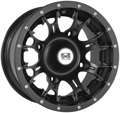 Douglas Wheel Tire - Douglas Wheel Tire Diablo Wheel - 12x7 - 2+5 Offset - 4/110 - Black - 991-16B
