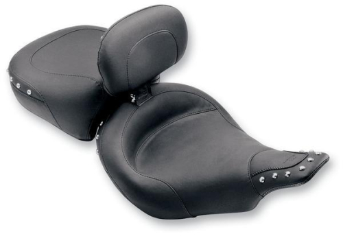 Mustang - Mustang Studded Recessed Rear Seat - Chrome Studs - 79117