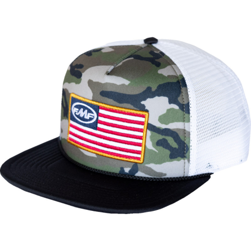 FMF Racing - FMF Racing Stars and Bars Hat - SP21196911CAM - Camo - OSFM