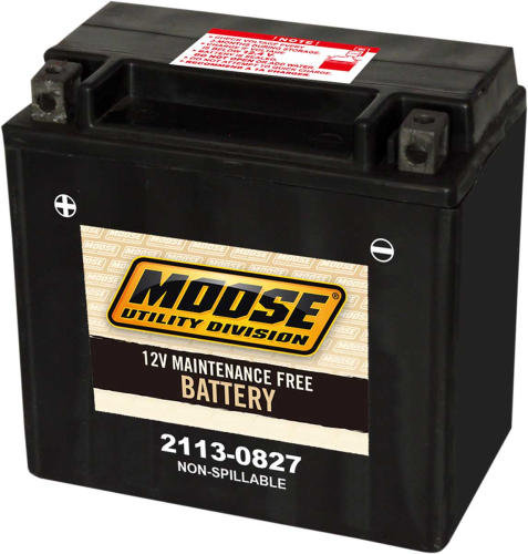 Moose Utility - Moose Utility Factory-Activated AGM Maintenance-Free Battery - YTX14 - 2113-0827