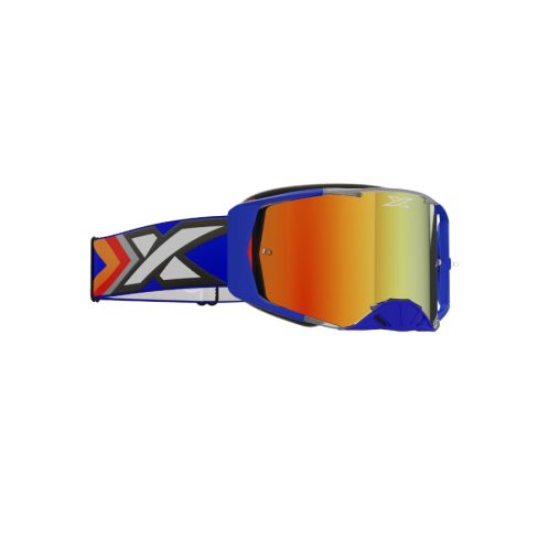 EKS Brand - EKS Brand Lucid Goggles - 067-11080 - True Blue / Red Mirror Lens - OSFM