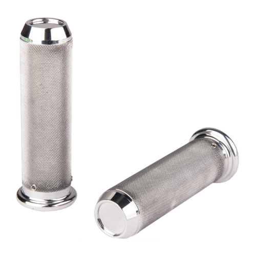 HardDrive - HardDrive Knurled Throttle By Wire Grips - Polished - R-GR101-KP