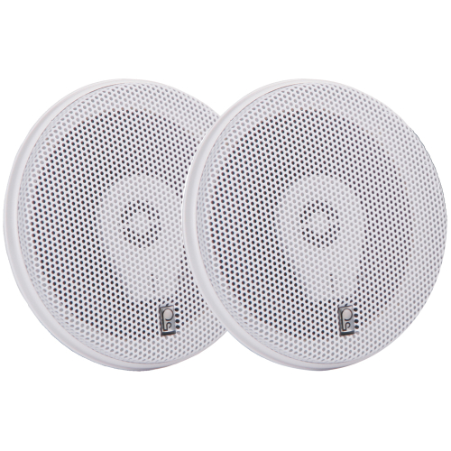 Poly-Planar - Poly-Planar MA-8506 6" 200 Watt Titanium Series Speakers - White