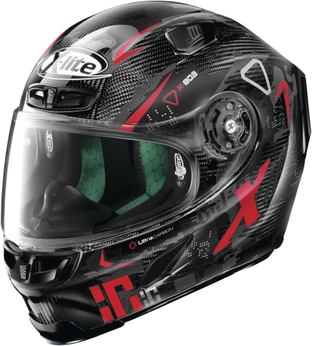 X-lite - X-lite X-803 Darko Helmet - XT0347 - Red/Gray - Medium
