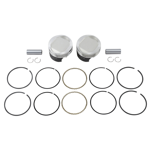 Wiseco - Wiseco Tracker Series Piston Kit (1200cc, Reverse Dome) - .030in. Oversized, 10:1 Compression - K0213P3