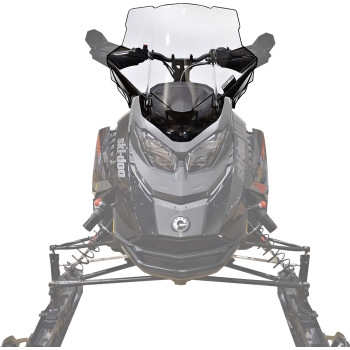 Powermadd - Powermadd Gen5 Snowmobile Windshield - Mid 20in. Clear with Graphics - 13730
