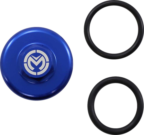 Moose Racing - Moose Racing Aluminum Oil Fill Plug - Blue - 0950-0968