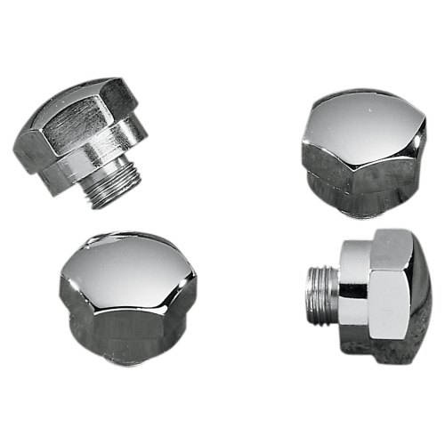 Colony - Colony Rocker Shaft End Plug Kit - Acorn Style - Chrome - 7143-4