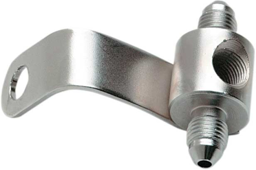 Drag Specialties - Drag Specialties Rear Brake Tee Brake Fitting with Brake Light Switch Hole - 979