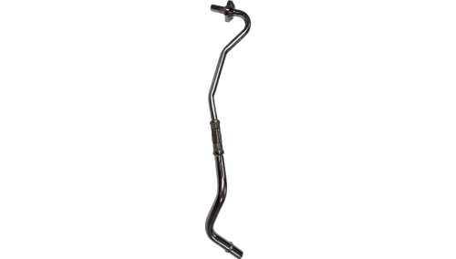 Drag Specialties - Drag Specialties Chrome Oil Return Line - 0711-0242