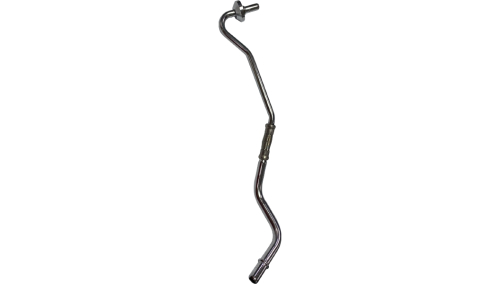 Drag Specialties - Drag Specialties Chrome Oil Return Line - 0711-0243