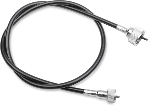 Drag Specialties - Drag Specialties Front-Wheel Drive Speedometer Cable - 46.5inL - Black Vinyl - 4390200B