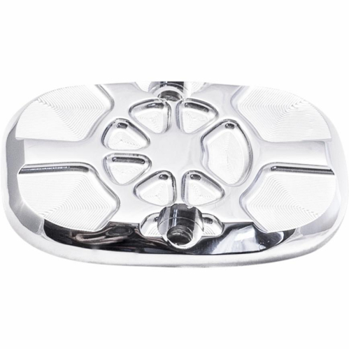 LA Choppers - LA Choppers Fusion Rear Master Cylinder Cover - Artistic Chrome - LA-F551-00