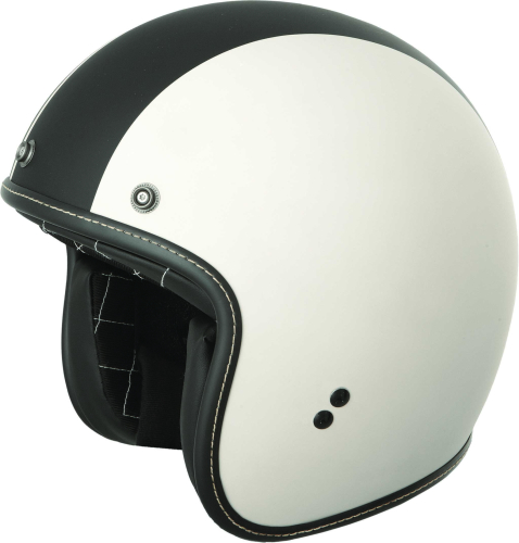 Fly Racing - Fly Racing .38 Racer Helmet - 73-82332X - Matte White with Stripe - 2XL