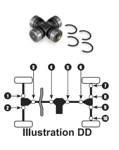 Moose Utility - Moose Utility Universal Joint - ATV503