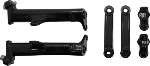 Ciro - Ciro Driver Floorboard Highway Peg Mounts - Black - 60120