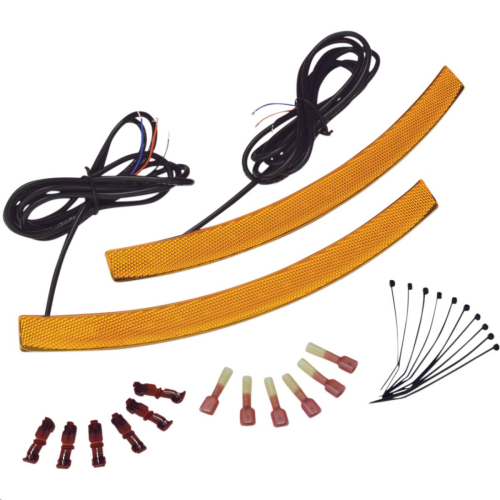 Show Chrome - Show Chrome LED Front Fender Lights - Amber - 41-173A