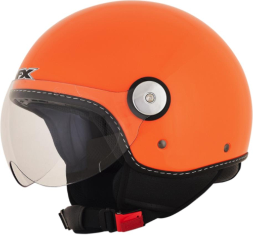 AFX - AFX FX-33 Scooter Solid Helmet - 01060691 - Safety Orange - Small