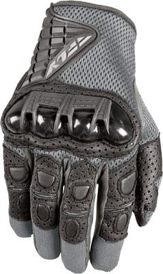 Fly Racing - Fly Racing CoolPro Gloves - 476-4014-1 - Black/Silver - Small