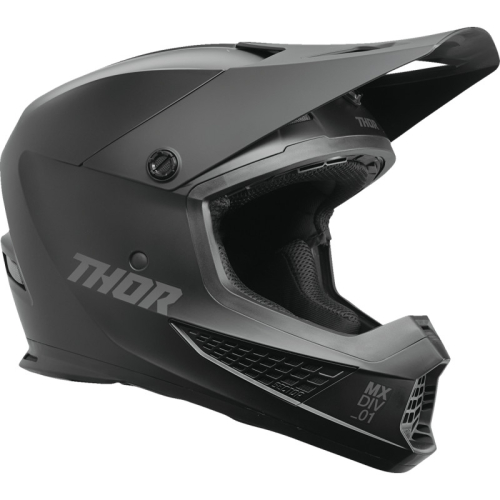 Thor - Thor Sector 2 Solid Helmet - 0110-8154 - Blackout - Small