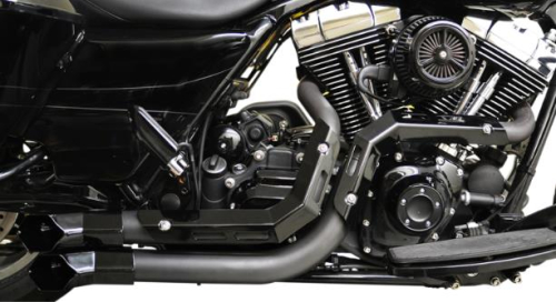 LA Choppers - LA Choppers Fusion Exhaust System - Black - LA-F100-00B