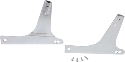 Khrome Werks - Khrome Werks Sissy Bar Sideplates - Chrome - 263740