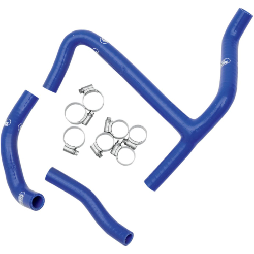 Moose Racing - Moose Racing Radiator Hose/Clamp Kit - Blue - MBU-SUZ-37-BL