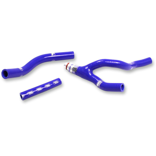 Moose Racing - Moose Racing Radiator Hose/Clamp Kit - Blue (Y Piece) - 1902-1185