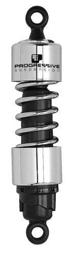 Progressive Suspension - Progressive Suspension 412 Series 13.5in. Shocks - Chrome - 4124407C