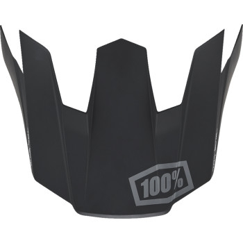 100% - 100% Visor for Status Bicycle Helmet - Black - 89020-00001