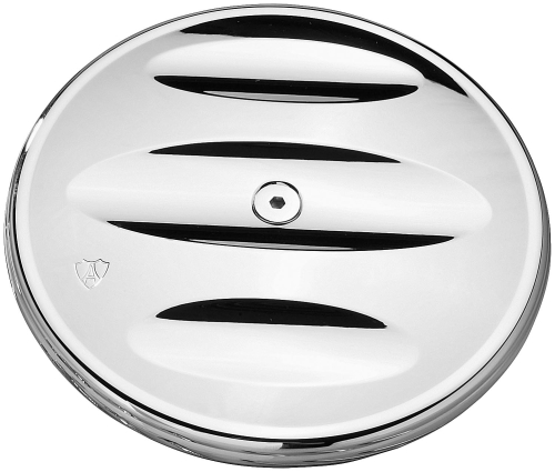 Arlen Ness - Arlen Ness Stage II Scalloped Billet Cover - Chrome - 18-794
