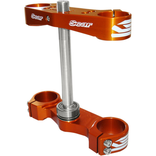 Scar Racing - Scar Racing Triple Clamp - 16mm offset - Orange - S5412OR