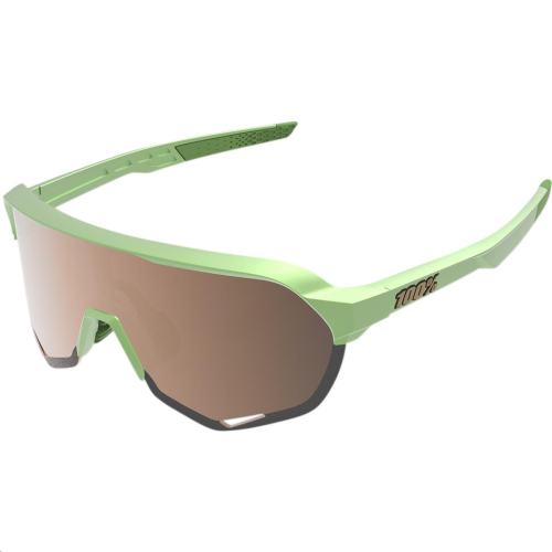 100% - 100% Type-S3 Sunglasses - 61003-389-80 - Matte Metallic Viperidae/Bronze Mirror Lens - OSFA