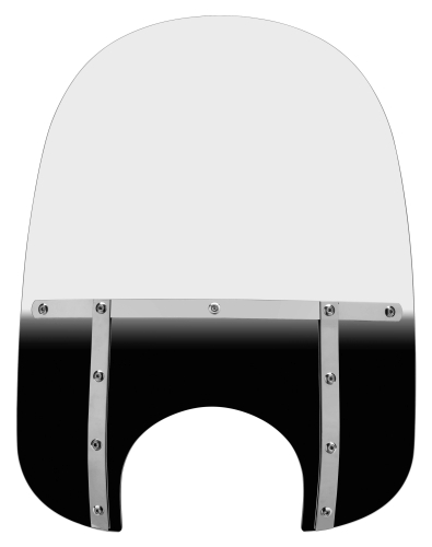 Memphis Shades - Memphis Shades Memphis Fats Windshield (9in. Cutout) - 21in. - Gradient Black - MEM3811